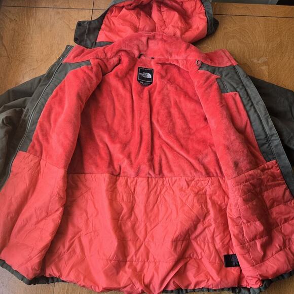 The North Face Inlux 2.0 Womens HyVent Insulated Hooded Jacket Olive Green Sz L - Picture 3 of 12